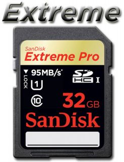   32G Extreme Pro SD SDHC Class10 95MB/s Flash Memory Card 633X UHS 1