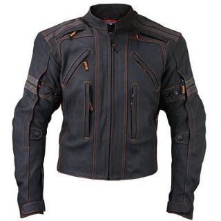 Vulcan VTZ 910 Street Motorcycle Jacket premium cowhide leather 