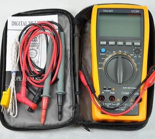   Auto range digital multimeter with Bag DMM AC DC thermometer