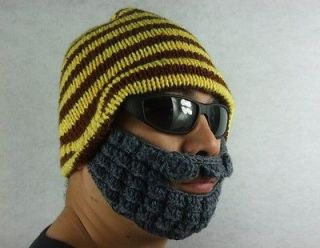 Handmade Beard Beanie Mustache Mask Face Warmer Hat Cap H87
