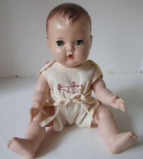Vintage 1950s American Character 11 Tiny Tears Doll w/Original Romper