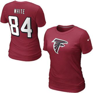 Atlanta Falcons Roddy White Womens Name & Number T Shirt