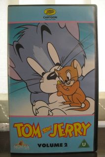 TOM AND JERRY VOLUME 2 VHS VIDEO BOOTS CARTOON COLLECTION 1940s AND 
