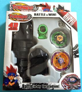 CLASH TORNADO SPEED TOP TWO BEYBLADE ULTIMATE GIFT SET  USA SELLER