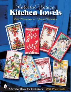 Colorful Vintage Kitchen Towels by Erin Henderson and Yvonne Barineau 
