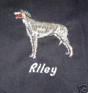 Irish Wolfhound Personalized Dog Bandana