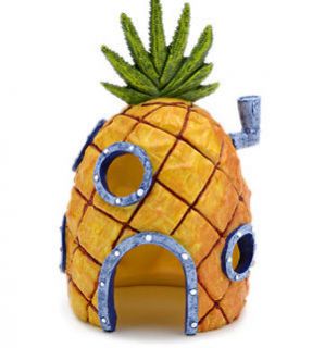 Penn Plax Pineapple House for Aquariums SpongeBob