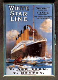 WHITE STAR LINE TITANIC OLYMPIC ID Holder Cigarette Case or Wallet 