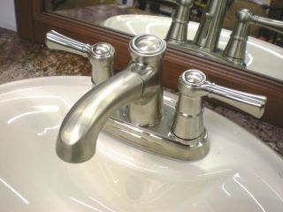 American Standard 7084SF Outreach Satin Nickel Bathroom Faucet W/Pull 