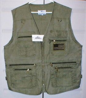   Carry Vest Olive Green 3XL 46  48 Chest  Photography Unisex USA Flag