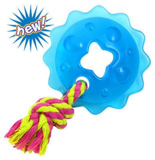 Mini ORKA Ring with Rope   A Tough Dog Toy for Small Dogs   NEW from 
