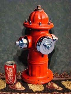   Reduced Scale Fire Hydrant Wall Hanger Sign. Fire Man Cave Item