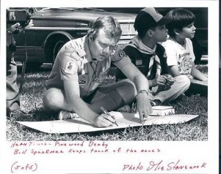 1988 Bill Sparkman Tracks Pinewood Derby Race, Brooksville Scouts Wire 
