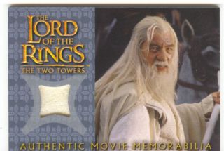Lord Of The Rings The Two Towers Update Costume Card Gandalfs Silk 