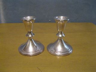 Vintage Towle PATTERN 732 Pair of Sterling Silver Candle Sticks 