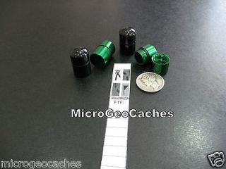 MAGNETIC Micros Geocaching Cache Containers Baby Bison Tubes w 