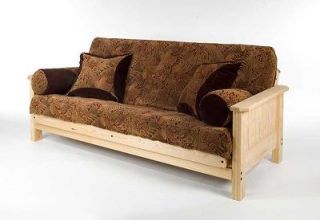 Solid Panel Full Futon Sofa Bed w/ Premium 9 Futon