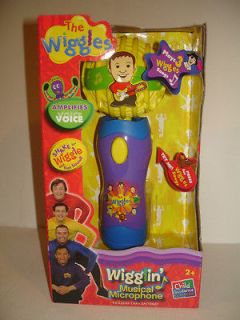   Wigglin Musical Microphone New w/ 3 Songs, Voice Amplifier & Shake