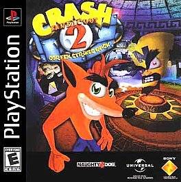Crash Bandicoot 2 Cortex Strikes Back (Sony PlayStation 1, 1997)