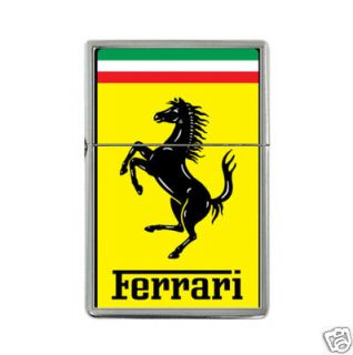 Ferrari   Team Horse Logo Chrome Lighter