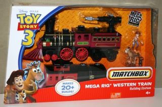 TOY STORY 3 MEGA RIG WESTERN TRAIN BUILDING SYSTEM NEW
