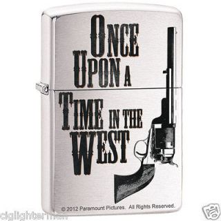 NEW Zippo Lighter Gun Slinger Once Upon A Time In The Wild West Br 