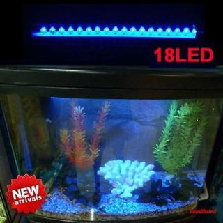   18 LED 18.5cm 0.61ft Blue Aquarium Fish Turtle Tank Lights Pet New