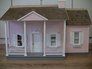 Custom Made Dollhouse Complete with Furniture and Accessories