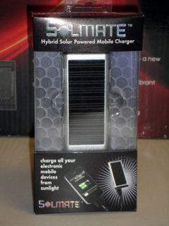 SOLMATE HYBRID SOLAR POWERED SOLAR CHARGER NEW IN THE PACK