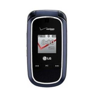 Verizon LG VX8360 No Contract Blue CDMA 3G Camera Music Flip Cell 