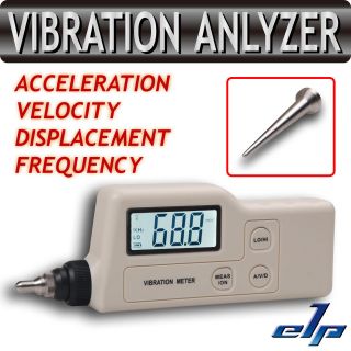 Digital Vibration Meter Tester Vibrometer Analyzer Acceleration 