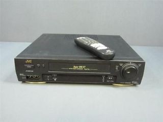 JVC VCR/VHS Player With Remote HR S3500U Super 4 Head VCR S Video Port 