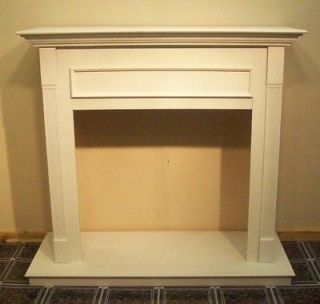   CFM Wall Cabinet for Gas Fireplace Insert   36in Primed White NEW