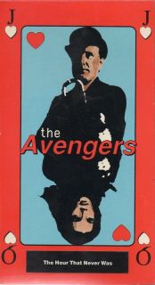 THE AVENGERS THE HOUR THAT NEVER WAS VHS 1985 emg