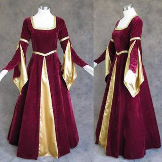Medieval Renaissance Gown Dress Costume LARP Wedding 2X