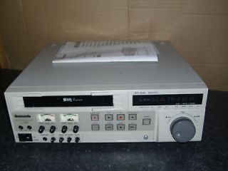 PANASONIC AG 7350 PROSUPER VHS S VHS VCR VIDEO RECORDER EDIT DECK