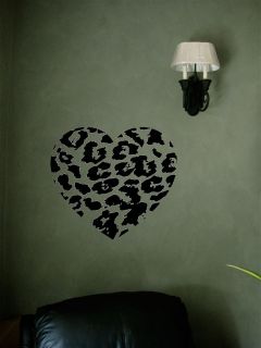 leopard wall decal in Home Decor