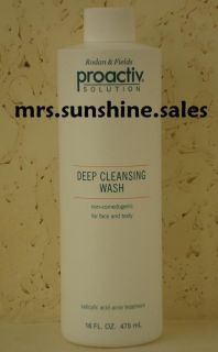 Proactiv DEEP CLEANSING WASH Face and Body 16oz proactive cleanser NEW 