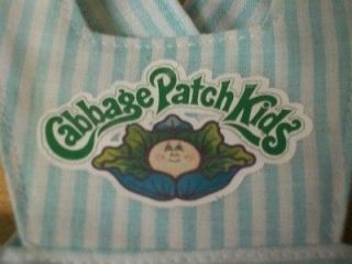  Cabbage Patch Kids aqua blue and white striped Jumper outfit clothes
