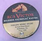 Vintage Celluloid RCA Victor Victrola Record BRUSH Bethlehem 