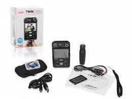 ION TWIN VIDEO CAMCORDER, 2 way video camera. Car Recorder, interview 