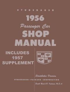 1956 1957 Studebaker Shop Service Repair Manual Mechanic Book Engine 