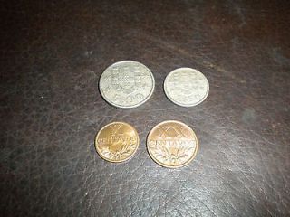 1964 Portugal Coins 500 & 250 & 1965 Portugal Coins 10 & 20 Centavos 