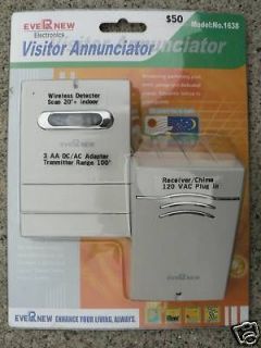 Wireless Motion Detector Door Chime / Announciator