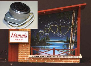 Hamms Hamms Starry Night motion beer sign replacment MOTOR NEW