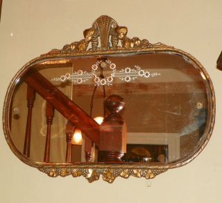 Art Deco Wall Mirror. Circa 1920.