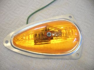 VINTAGE AMBER CLEARANCE Marker Lights Triangle AIRSTREAM Shasta 