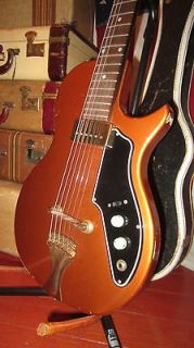 Vintage Original 1961 Tosca Supro Super Thunderstick Electric Guitar 