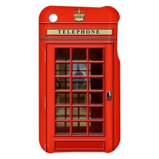 New Retro Vintage Iconic London Red Phone Booth iPhone 3G Hard Case 