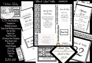 wedding invitation kit in Invitations, Stationery